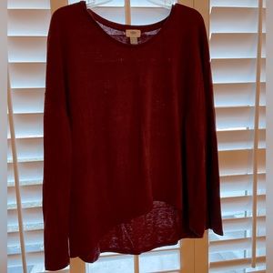 Old Navy, Maroon long sleeve top, Size Large, Great condition